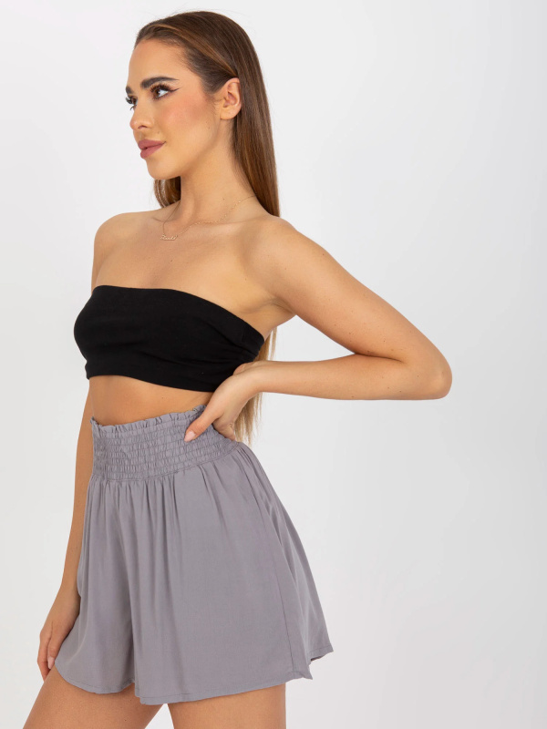 Šortky D73761M62238KA šedá XS