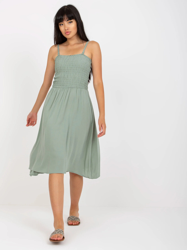 Šaty D73761M30314A pistácie S/M