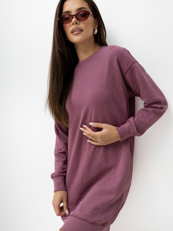 Šaty D10068C30363A, fialové XS
