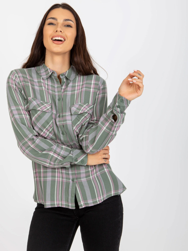 Halenka D70039Z11082A khaki barva L