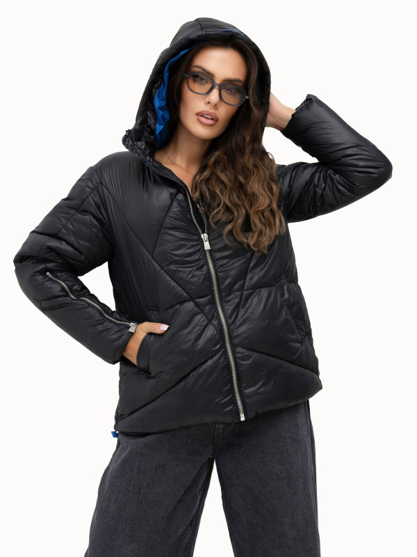 Dámská bunda D50048X44517A2 Sublevel Barva: Černá, Velikost: S