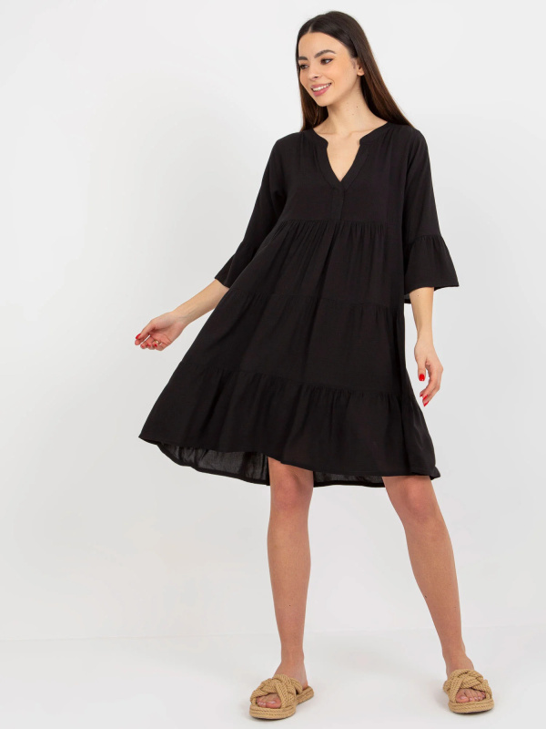 Dámské šaty  D73761M30214B černé - FPrice L