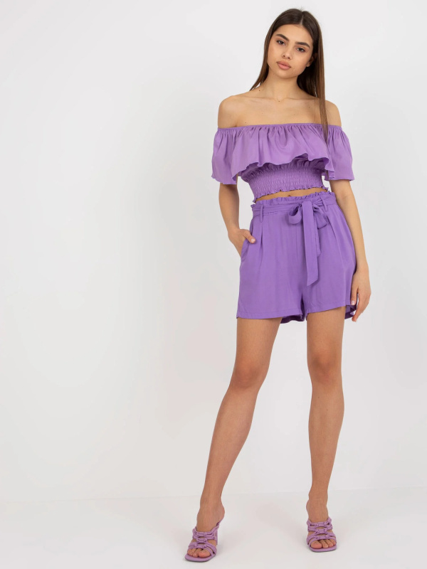 Šortky D73760R62159KA fialová XS