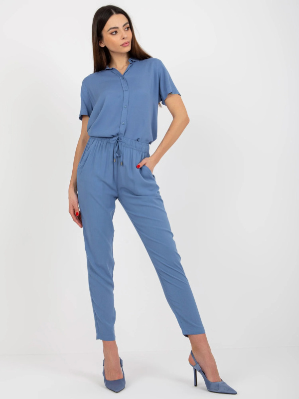 Dámské kalhoty D73760M61869H modré - FPrice S