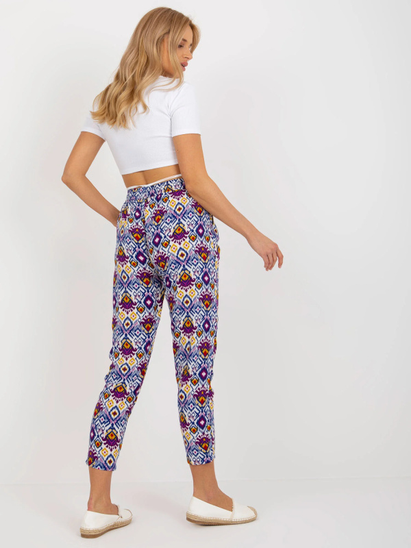 Kalhoty D73770M61869I fialové XL