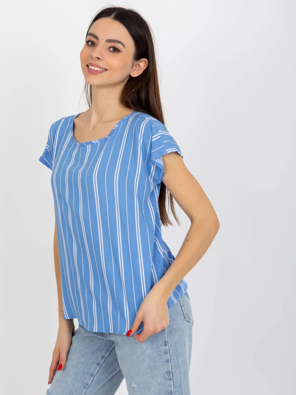 Dámská halenka D73771R10978Q modrá - FPrice L