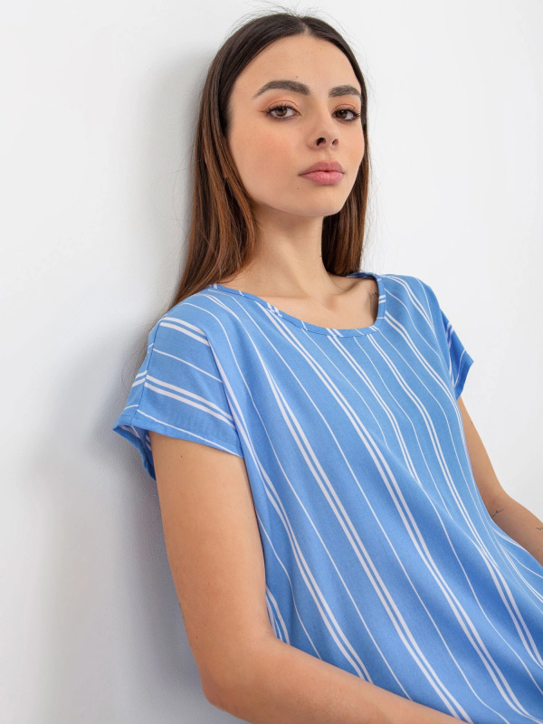 Dámská halenka D73771R10978Q modrá - FPrice XL