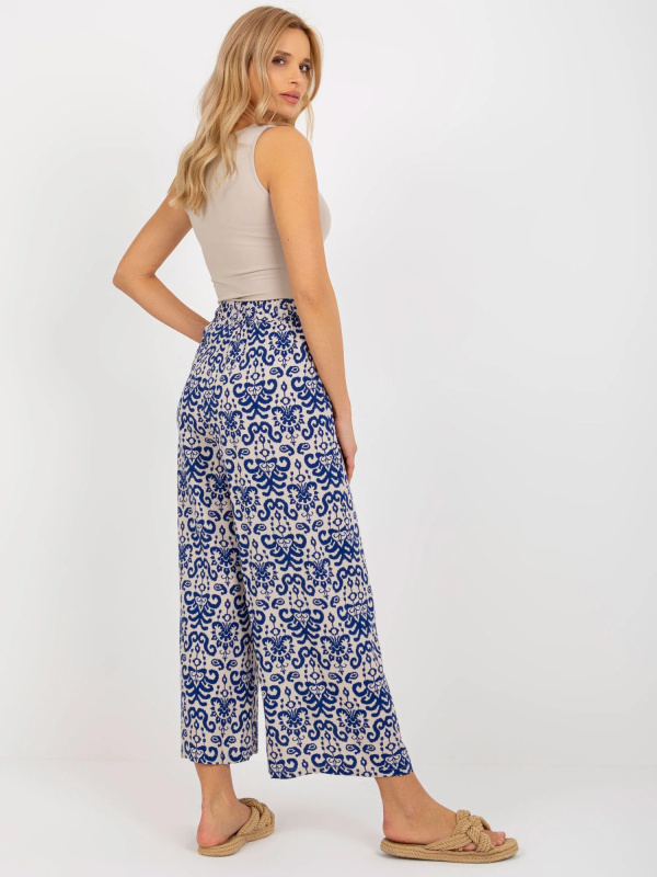 Kalhoty D73770R62237A tmavě modré XS