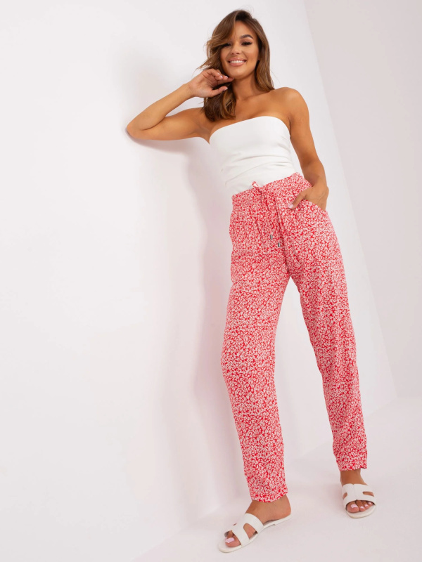 Kalhoty D73770M61869O coral XS
