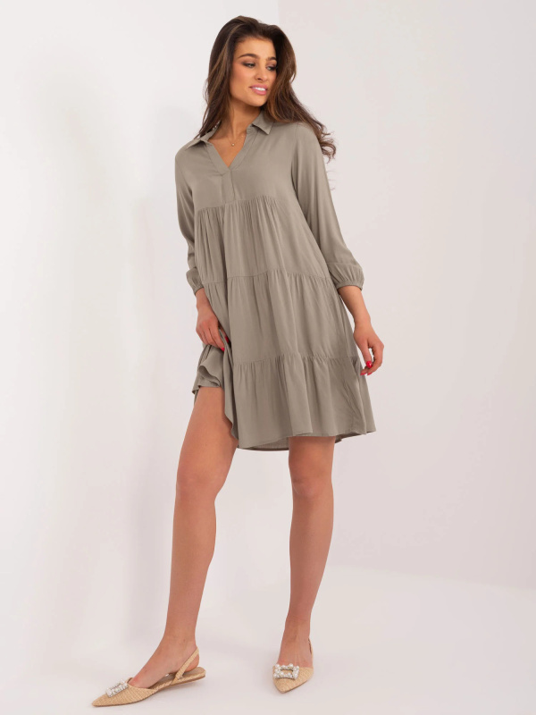 Šaty D73761Z30425A khaki S