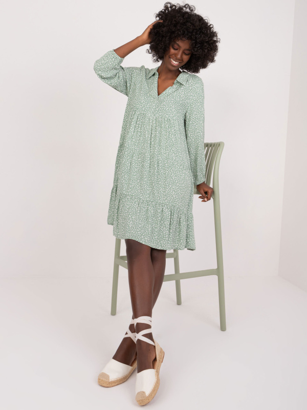 Šaty D73771Z30425A khaki M