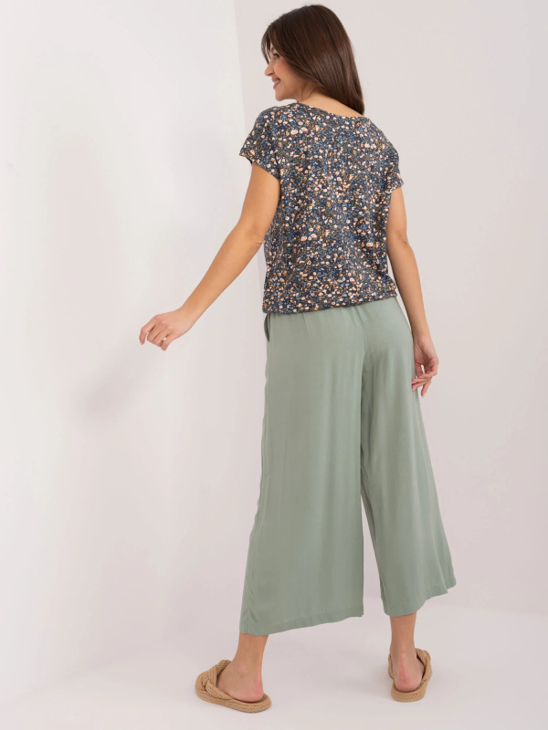 Kalhoty D73761Z62237B khaki S