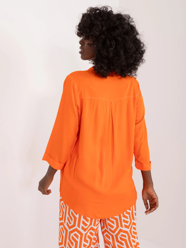 Halenka D73761M11174A oranžová S