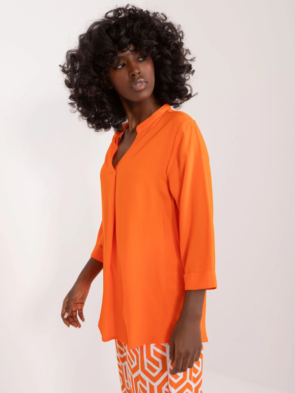 Halenka D73761M11174A oranžová XXL