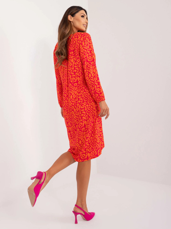 Šaty D73771M30427B fuchsiová M