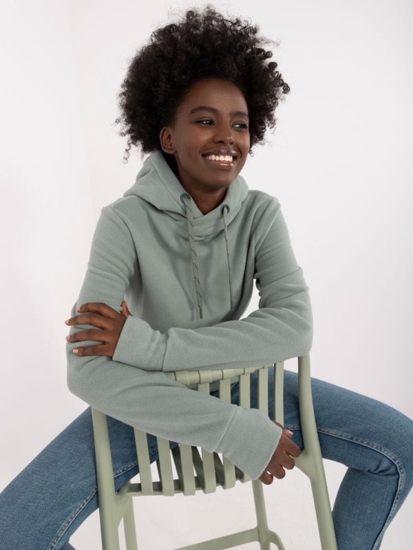 Mikina D20005M02627B1 pistácie S