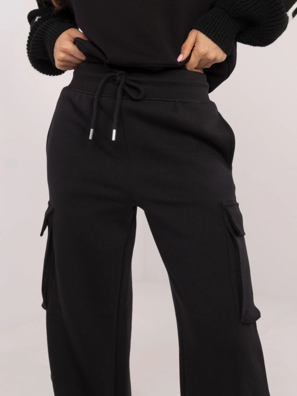 Kalhoty D10608BC62434A2 černé XL