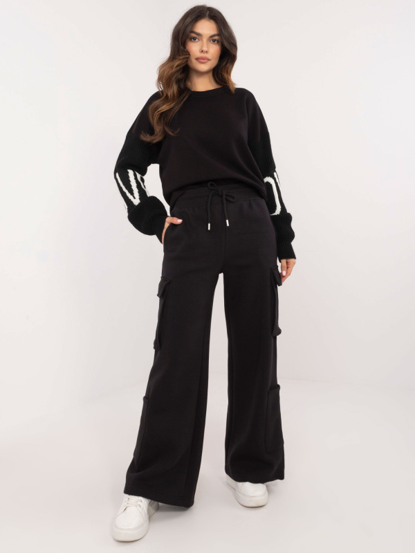 Kalhoty D10608BC62434A2 černé XS