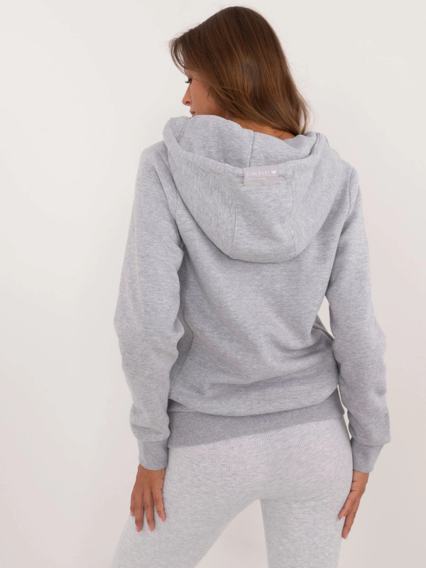 Mikina D10608BC02711B1 šedá S