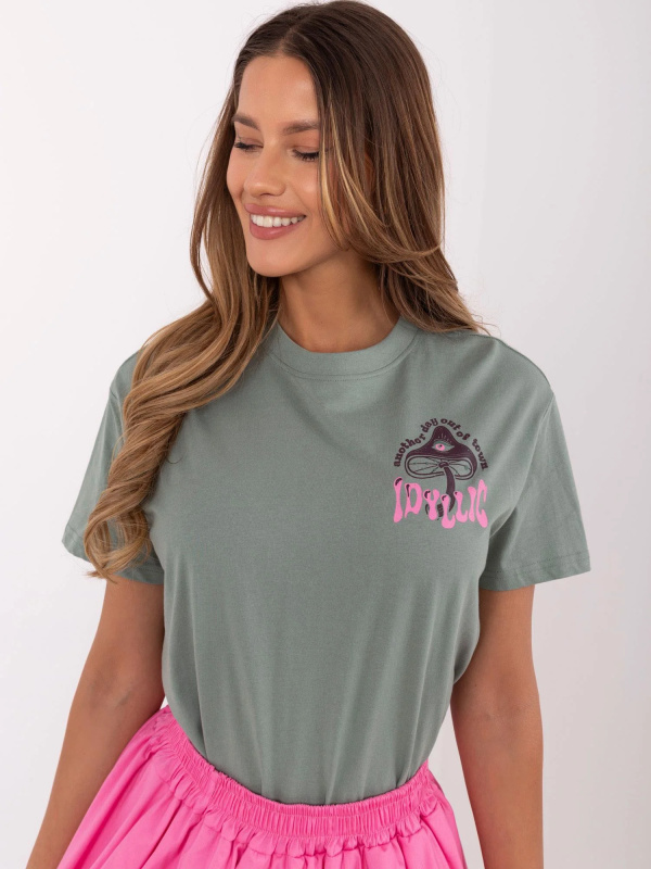 Tričko D12022AC02645H pistácie S