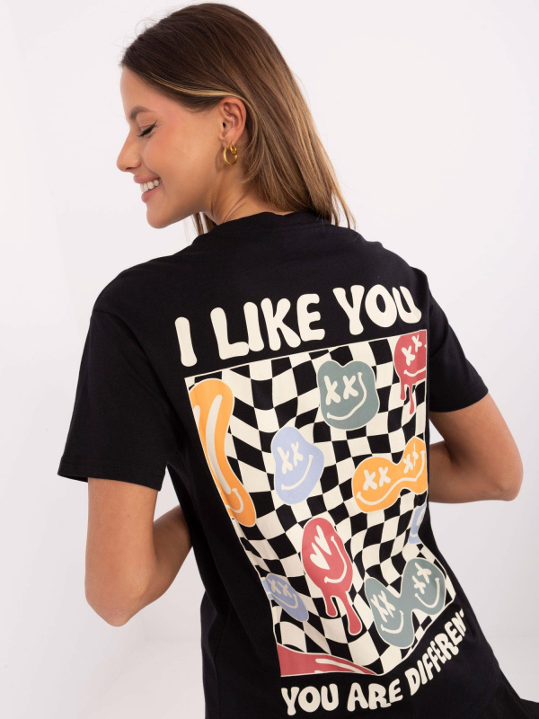 Tričko D12022AC02645E Sublevel Barva: Černá, Velikost: S