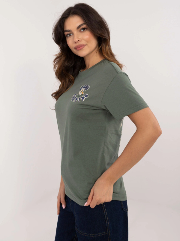 Halenka D12022AC02645F khaki barva XS