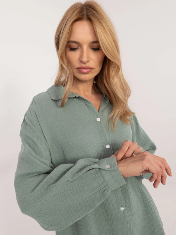 Halenka D70032M11066D3 Sublevel Barva: Zelená, Velikost: L/XL