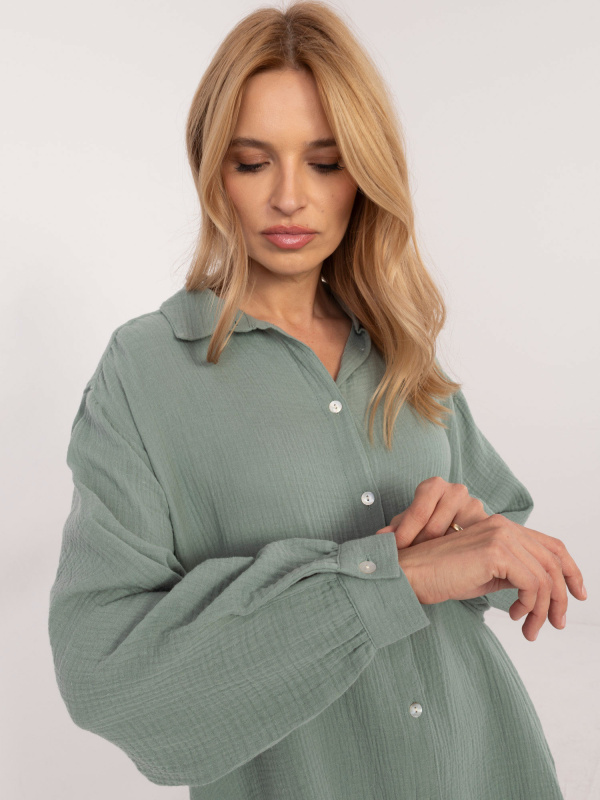 Halenka D70032M11066D3 Sublevel Barva: Zelená, Velikost: L/XL