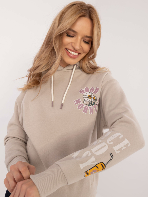 Mikina D10600T02420K béžová M