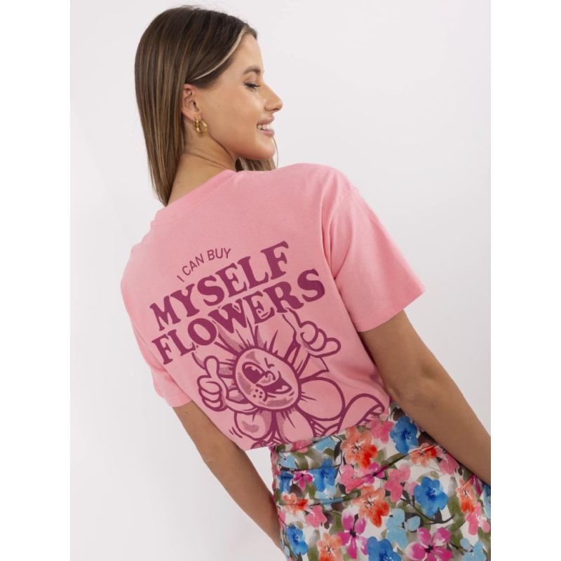 Tričko D12022AC02645I Sublevel Barva: Růžová, Velikost: S