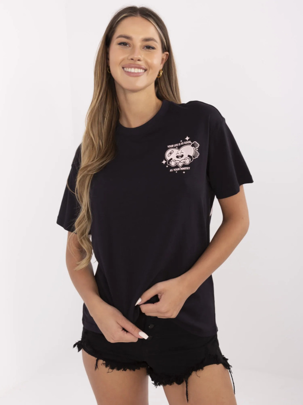 Tričko D12022AC02645I Sublevel Barva: Šedá - tmavě, Velikost: S