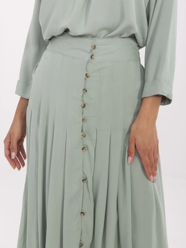 Sukně D73761M50187B Sublevel Barva: Zelená, Velikost: M