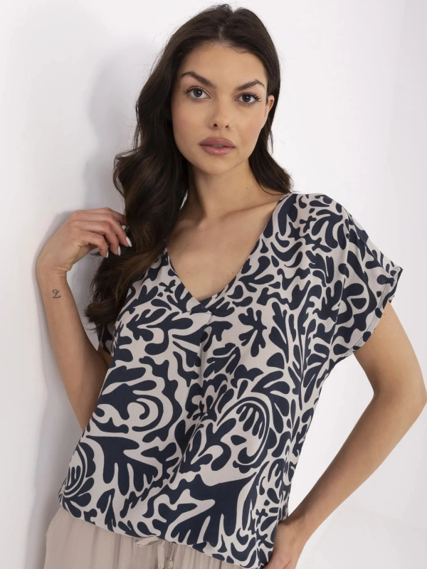 Halenka D73771M11171B tmavě modrá XXL