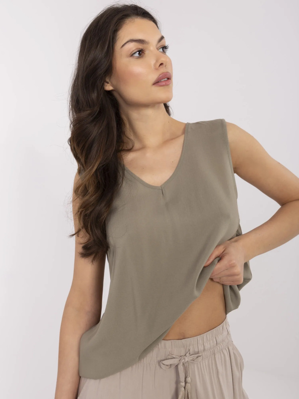 Halenka D73761M11218A khaki barva XXL