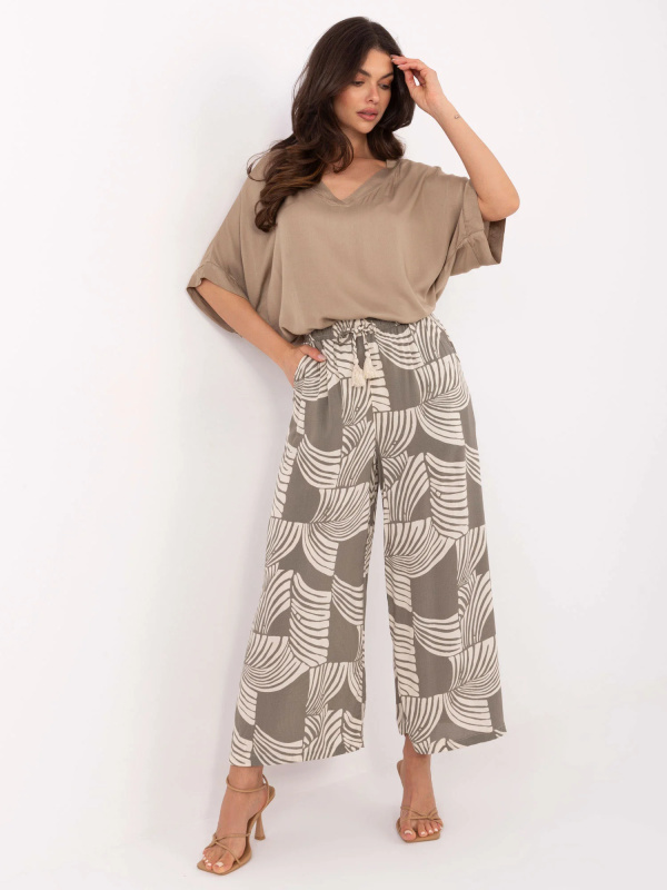 Sublevel Kalhoty -D73771M62237G Barva: Zelená, Velikost: L