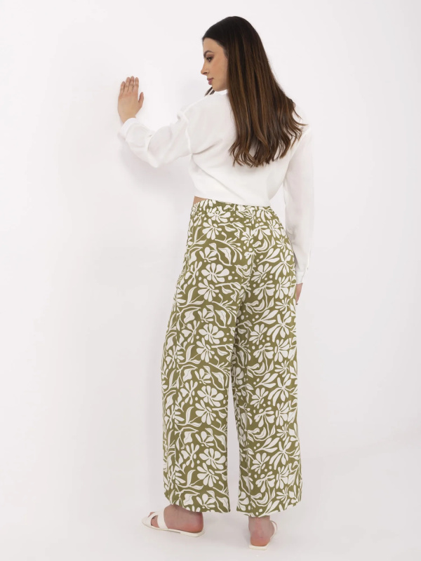 Sublevel Kalhoty -D73771M62237H Barva: Zelená, Velikost: XS