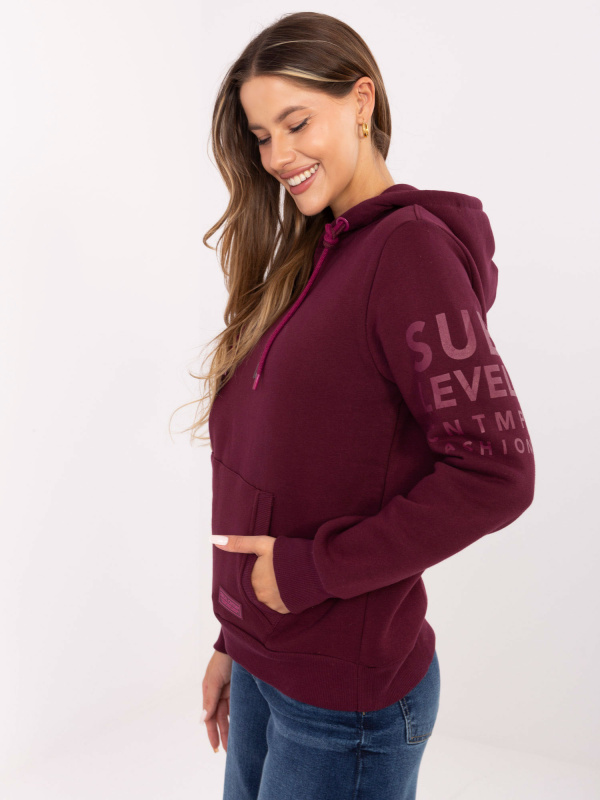 Sublevel Mikina-D10600BI02690A8NO Barva: Bordó, Velikost: S