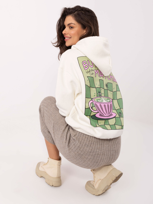 Sublevel Mikina -D10608BC02654E Barva: Bílá, Velikost: M