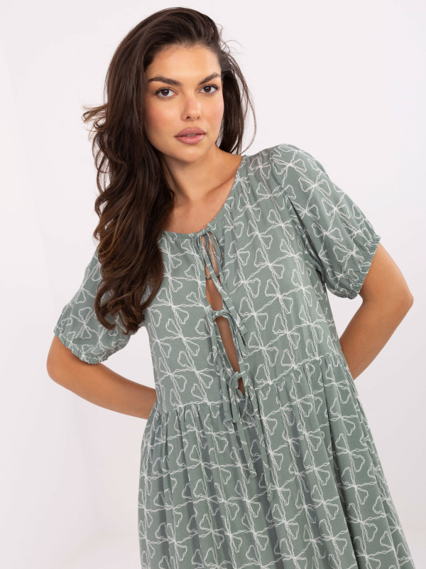 Sublevel Šaty-D73771M30466A Barva: Zelená, Velikost: XS