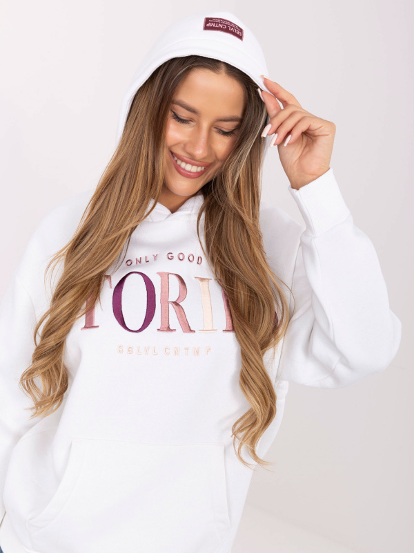 Sublevel Mikina-D10608BC02802A1NO Barva: Bílá, Velikost: XL