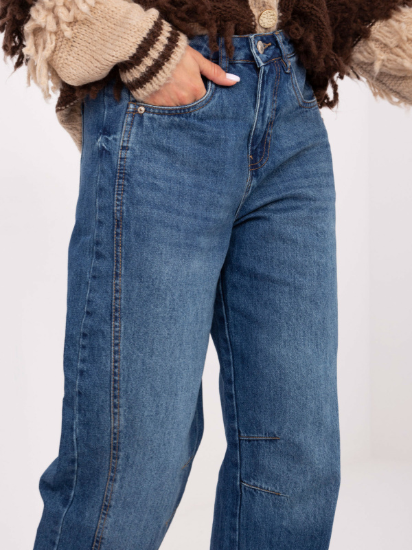 Kalhoty D80030BI62569M318 modrá L