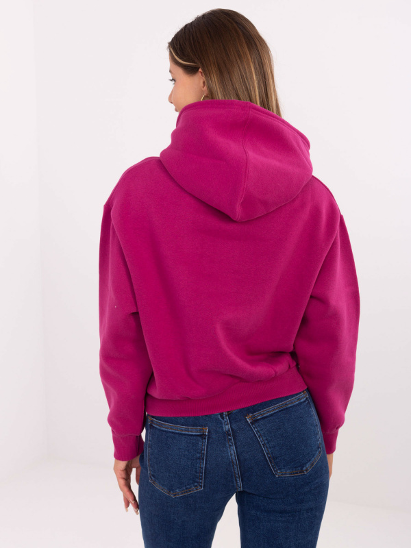 Sublevel Mikina -D10600BI02450D3- Barva: Růžová - tmavě, Velikost: XL