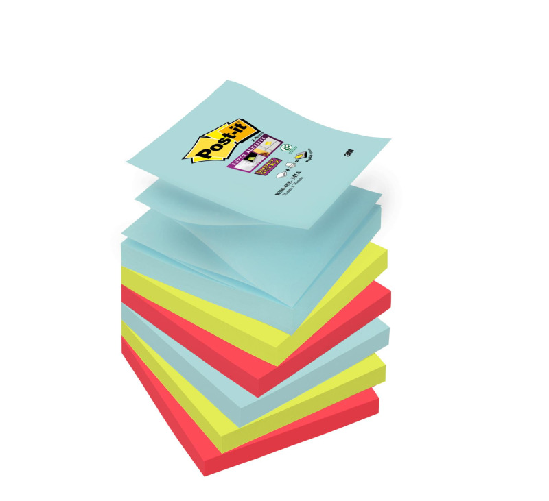 Post-it  Z-bločky Post -it Super Sticky Miami, 6 ks