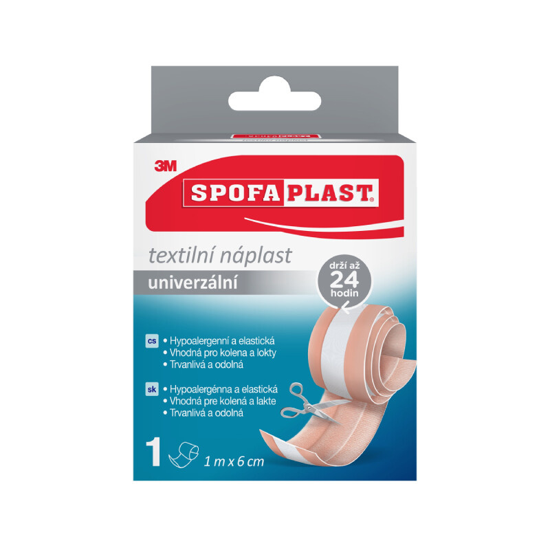 3M Spofaplast - textilní náplast - 6 cm x 1 m