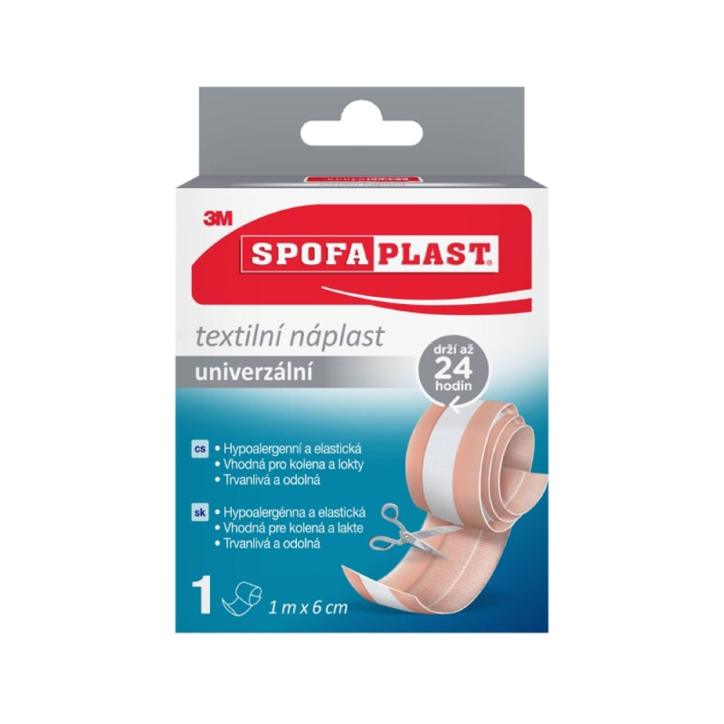 3M Spofaplast - textilní náplast - 6 cm x 1 m