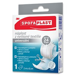 3M™ SPOFAPLAST 854 Náplast z netkané textilie 1m x 6cm