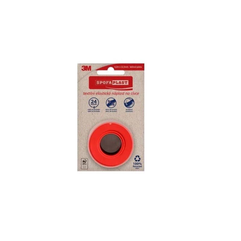 3M Spofaplast® 131N Textilní náplast na cívce, 4,2mx12,5mm