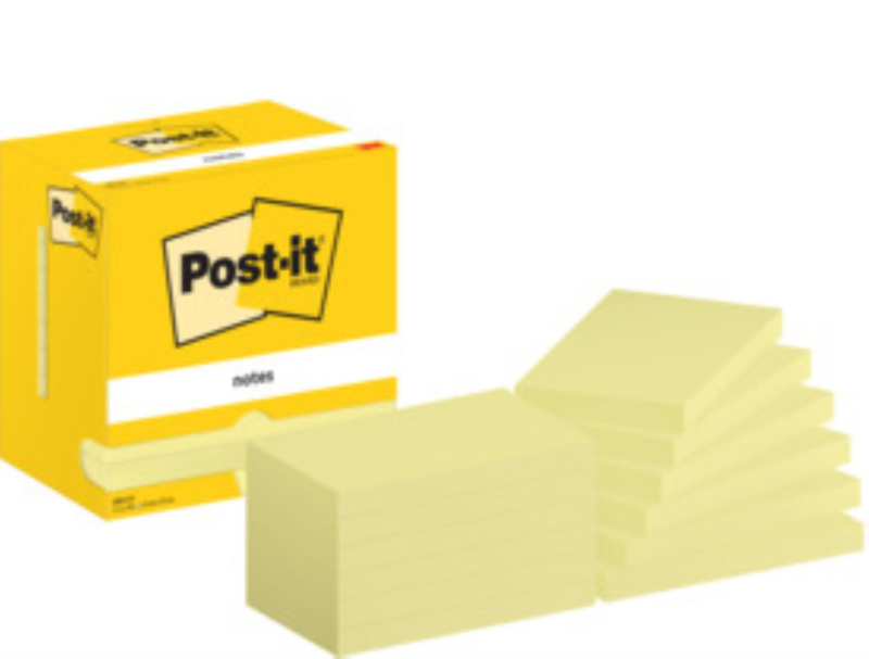 Samolepicí bločky Post-it - 76 mm x 127 mm