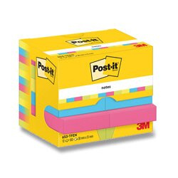 3M Post-it - silně lepicí bloček - 38 x 51 mm, 12 x 100 l., Energetic