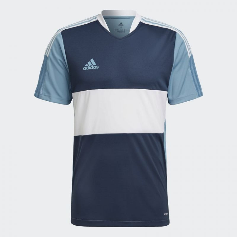 Adidas Tiro 21 JSY T-shirt blue L GQ1060 pánské L